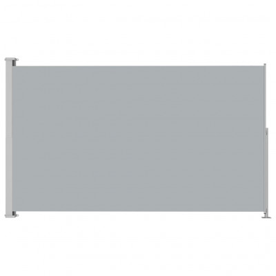 Auvent latéral rétractable de patio 180 x 300 cm gris 02_0007326