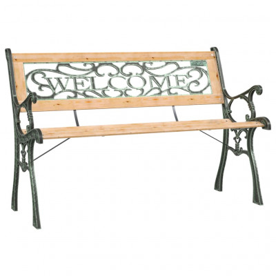 Banc de jardin meuble de patio d'extérieur terrasse 122 x 51 x 73 cm bois de sapin massif 02_0011216