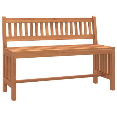 Banc de jardin meuble de patio d'extérieur terrasse 110 x 45 x 77 cm bois massif d'eucalyptus 02_0011173