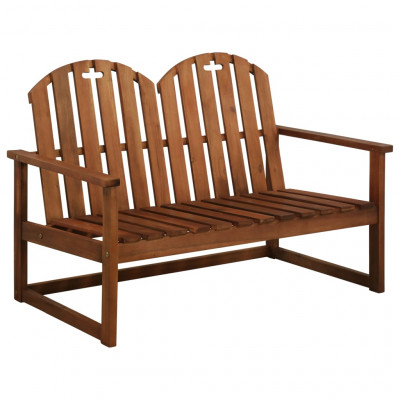 Banc de jardin meuble de patio d'extérieur terrasse 110 x 63 x 79 cm bois d'acacia solide 02_0011167
