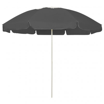 Parasol de plage 240 cm anthracite 02_0008374