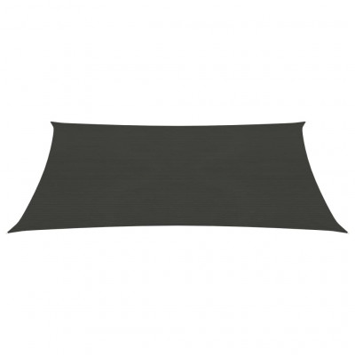 Voile toile d'ombrage parasol 160 g/m² 2 x 3 m pehd anthracite 02_0008911