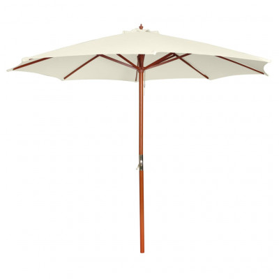 Parasol 300 x 258 cm blanc sable 02_0008036