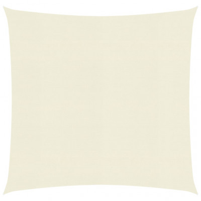 Voile toile d'ombrage parasol 160 g/m² crème 3 x 3 m PEHD 02_0009080