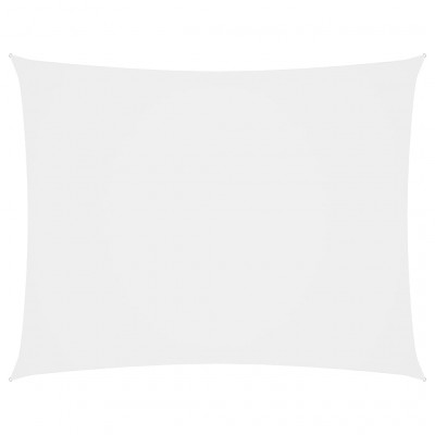 Voile d'ombrage parasol tissu oxford rectangulaire 2,5 x 4,5 m blanc 02_0009575