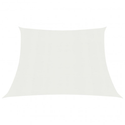 Voile toile d'ombrage parasol 160 g/m² blanc 3/4 x 2 m PEHD 02_0009012