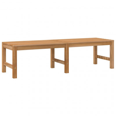 Banc de jardin meuble de patio d'extérieur terrasse 150 x 40 x 45 cm bois de teck massif 02_0011250