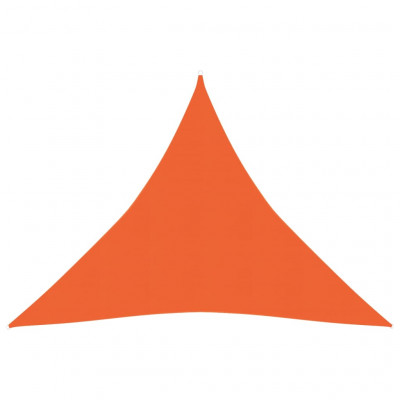 Voile toile d'ombrage parasol 160 g/m² PEHD 4 x 4 x 4 m orange 02_0009246