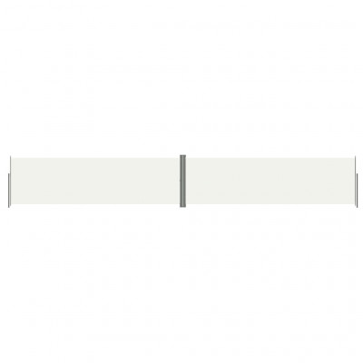Auvent latéral rétractable 180 x 1200 cm crème 02_0007169