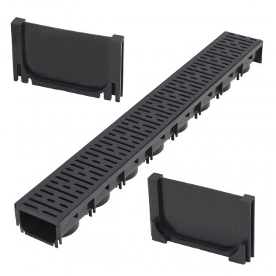 Canaux de drainage plastique 1 m 02_0002991
