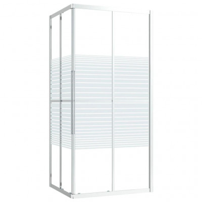 Cabine de douche salle de bain ESG 90 x 70 x 180 cm transparent et blanc 02_0002032