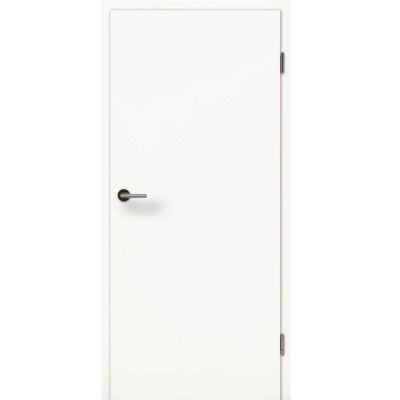 Chambranle contre chambranle uni laqué blanc CL205 jt iso 2F V3400 WF droite poussant DIN L 204 x 73 cm JELD WEN