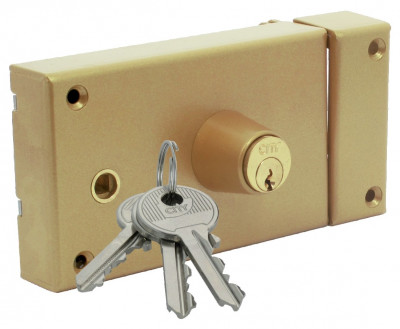 Serrure monopoint ZENITH 542 horizontal fouillot cylindre de 45mm droite - ISEO - 25030451.5