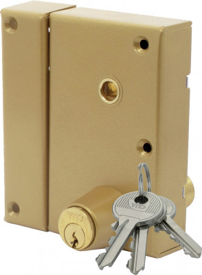 Serrure ZENITH 572 vertical fouillot Cylindre de 40 gauche - ISEO - 25090405.5