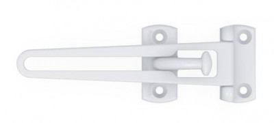 Entrebaîlleur de sécurité MODERN pour porte couleur epoxy blanc - SOCONA - P6