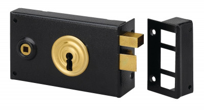 Serrure 1 point en applique à clé à 4 gorges pêne dormant haut de 40 mm Gauche - METALUX - FF09232070
