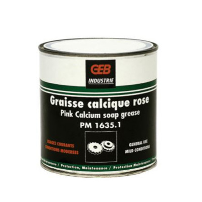 Graisse calcique rose boîte 600g - GEB - 651130