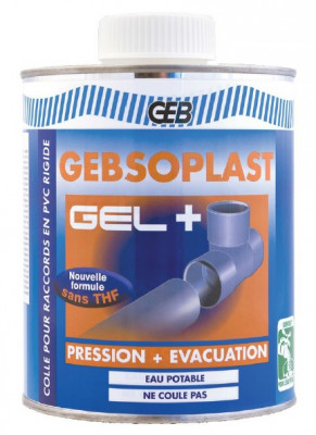 Colle PVC GEBSOPLAST Gel Plus 1L - GEB - 504746