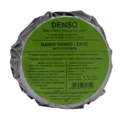 Bande d'étanchéité DENSO verte 50mmx10m - GEB - 818101