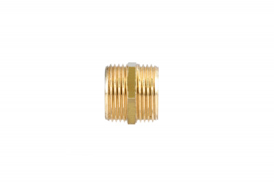 Mamelon double mâle 50 /60 laiton - GARIS - D04008B