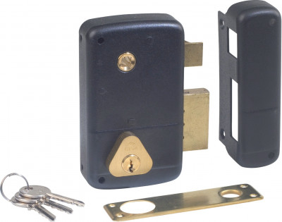 Serrure monopoint en applique verticale à fouillot 50mm droite - CISA - 3005045000