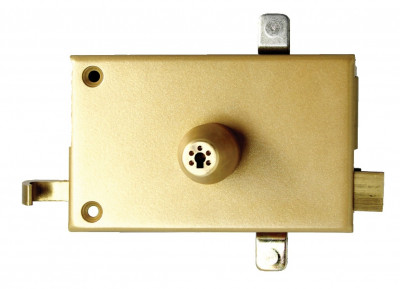 Mécanisme IZIS 541 A2P1 HB3 horizontal tirage OR droite - ISEO - 9704HTIZ01.5