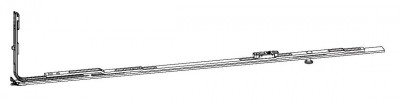 Verrouillage complémentaire pour ferrage longueur 1050 mm à 2 galets - FERCO - 6-32075-10-0-1