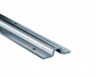 Rail à visser pour galet gorge ronde diamètre 19 largeur 55 longueur 3m - SELECTION SOBRICO -