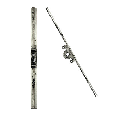 Crémone OB F15 DF/DV ajustable haut et bas L 1280mm cote D 500mm 1 galet - FERCO - G-22044-00-0-1