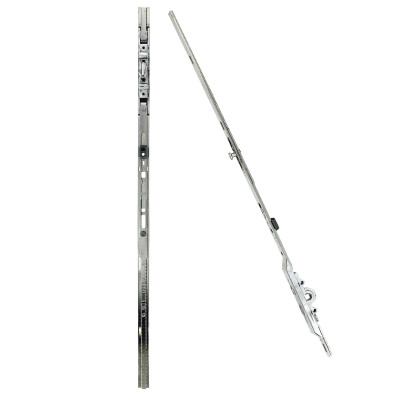 Crémone OB F7.5 DF/DV ajustable haut et bas L 530mm cote D 250mm 1 galet - FERCO - G-22061-00-0-1