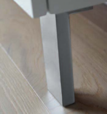 Lot 2 pieds réglable BENTO DECOTEC