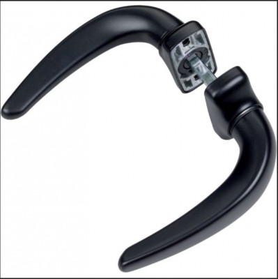 Béquille double HORUS noir-37 - HOPPE - 2051_37