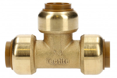 Té égal TECTITE CLASSIC triple Femelle pour tube cuivre D16 - AALBERTS - 4750567