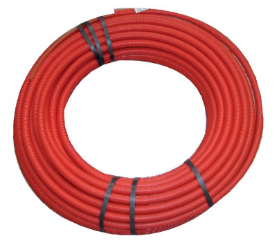 Tube per pré gainé rouge 50m 13/16 - SOMATHERM - 113-16-50A