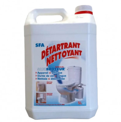 Détartrant nettoyant pour broyeur 5L - SFA - DETFR