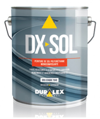 Peinture de sol polyuréthane DX Sol gris gendre 7040 3L - DURALEX - 112100341