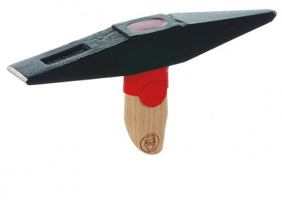 Marteau à piquer les soudures manche Hickory - MOB OUTILLAGE - 0430400301
