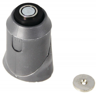 Butoir de porte magnétique gris 35kg - MONIN - 161340