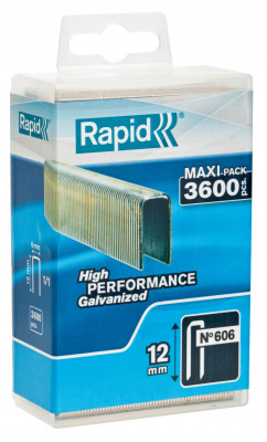 Agrafes étroites n° 606/12mm  - RAPID - 40303093