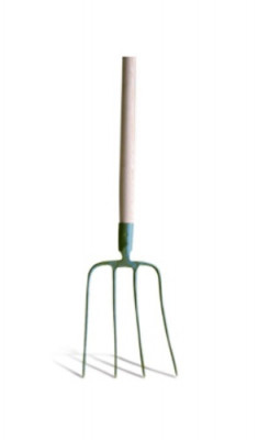Fourche à fumier 4 dents avec manche bois 130cm - MERCIER - 7706