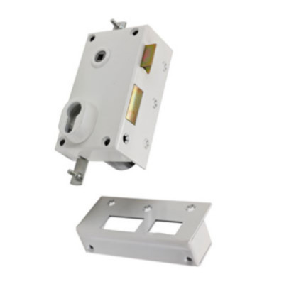 Serrure 3 points 73 A2P* Sans cylindre blanc droite - BRICARD - 73071