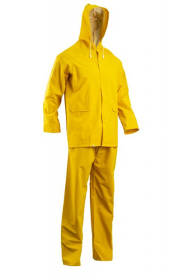 Ensemble de pluie PVC jaune T2XL - 50213
