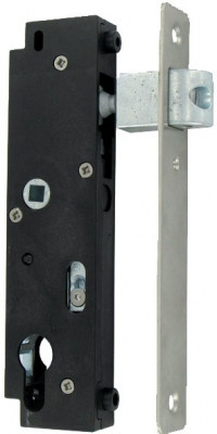 Serrure GK à pêne rentrant axe 59mm pour cadre 30x30mm finition brossé - JEAN TIRARD - GK401104