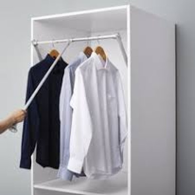 Elévateur de garde-robes à visser penderie ascension 60 à 83 cm - EMUCA - 805.27.210