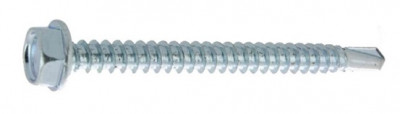 Vis auto-perceuse tête hexagonale avec embase zingué DIN 7504-K 4,2X13 boîte de 500 - ULTIMA - 15542127