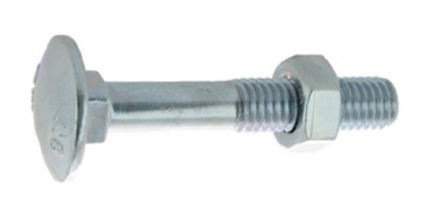 Boulon pour bois à tête ronde collet carré Japy classe 4.8 DIN 603/555 6X20 boîte de 200 - ULTIMA - 80406020