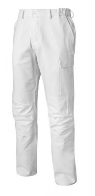 Pantalon NEW PILOTE coton avec poche genouillères blanc T56-58 - MUZELLE DULAC - NEWPILOTEPN10PG07-T5