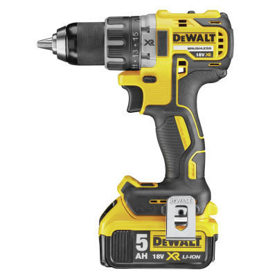 Perceuse visseuse 18V XR + 2 batteries 5Ah + chargeur + coffret T-stak - DEWALT - DCD791P2