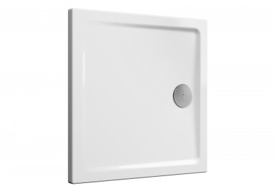 Receveur ultra-plat à poser ou à encastrer PMR CASCADE 90x90x4 -VITRA - 5762L003M0578