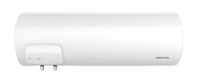 Chauffe-eau électrique stéatite ZÉNÉO 200 L horizontal mural raccordement dessous ATLANTIC 155413